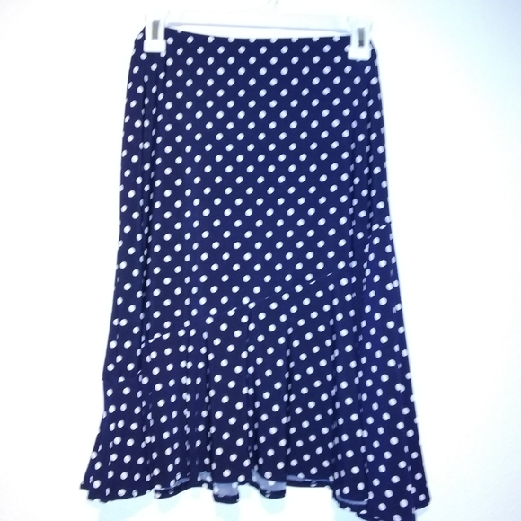 Chaps Dresses & Skirts - Chaps Polka Dot Midi Skirt